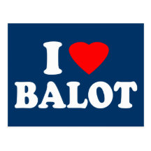 I Love Balot Post Card