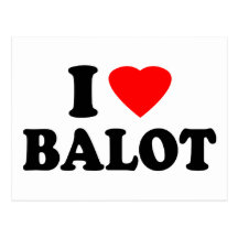 I Love Balot Post Cards