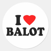 I Love Balot Sticker