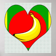 I Love Banana Republic Poster