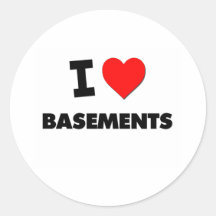 I Love Basements Sticker