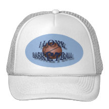 I LOVE BASKETBALL-HAT