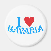 I love Bavaria Magnete