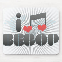 I Love Bebop Mousepad