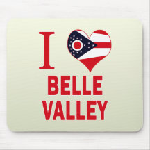 I love Belle Valley, Ohio Mousepad