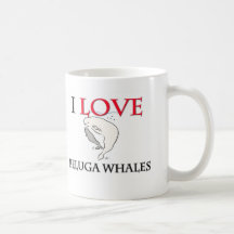 I Love Beluga Whales Coffee Mug