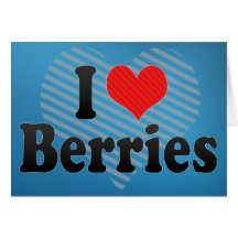 I Love Berries Cards