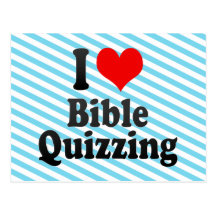I love Bible Quizzing Postcards