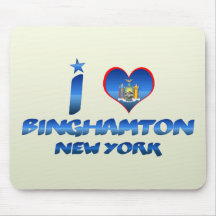 I love Binghamton, New York Mousepad