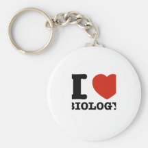 I love Biology Key Chains