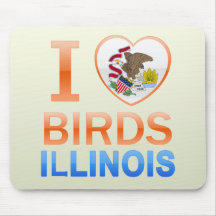 I Love Birds, IL Mouse Pad