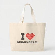 I love Birmingham Tote Bag
