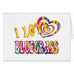 I LOVE BLUEGRASS CARD