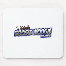 I Love Boogie Woogie BLUES music Mouse Pads