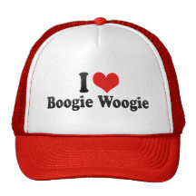 I Love Boogie Woogie Mesh Hat