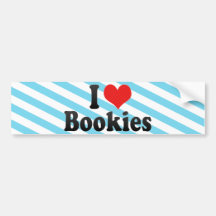 I Love Bookies Bumper Stickers