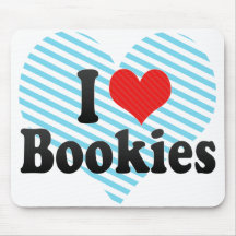 I Love Bookies Mousepads