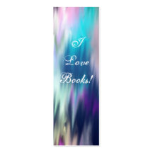 I Love Books! Bookmark Business Card Templates