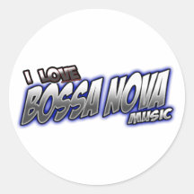 I Love BOSSA NOVA music Stickers