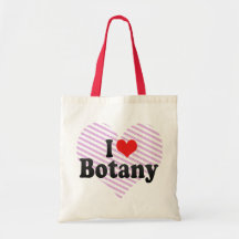 I Love Botany Canvas Bag