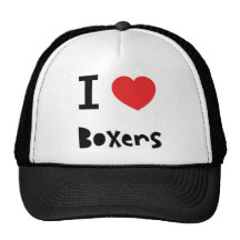 I love Boxers Hats