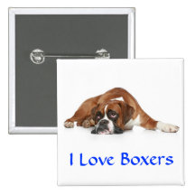 I Love Boxers Pin