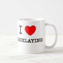 I Love Bricklaying Coffee Mug