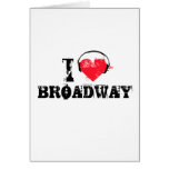 I love broadway cards