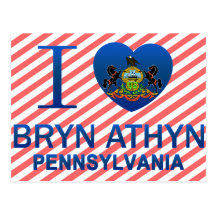 I Love Bryn Athyn, PA Postcards