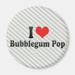 I Love Bubblegum Pop Refrigerator Magnets