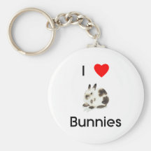 I love bunnies Keychain