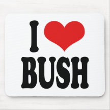 I Love Bush Mousepad