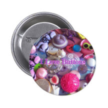 I Love buttons