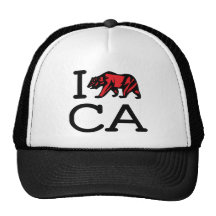I Love CA - Bear - Hat