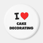 I love Cake Decorating Magnet