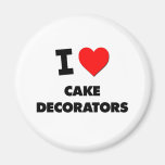 I love Cake Decorators Fridge Magnet