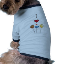 I love cake pops pet tshirt