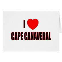 I Love Cape Canaveral Card