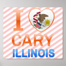 I Love Cary, IL Poster