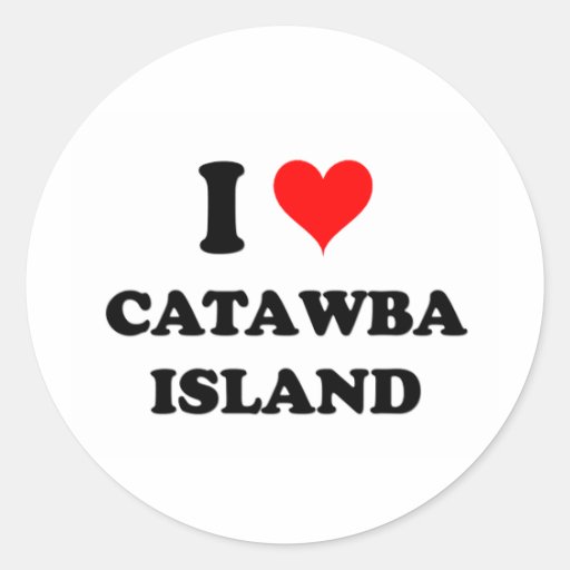 I Love Catawba Island Stickers
