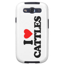 I LOVE CATTLES GALAXY S3 COVERS