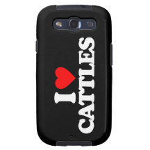 I LOVE CATTLES GALAXY SIII COVERS