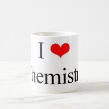 I Love Chemistry Coffee Mugs