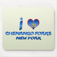 I love Chenango Forks, New York Mouse Pads