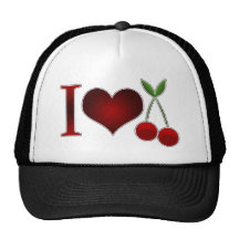 I Love Cherries Trucker Hat