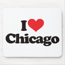I Love Chicago Mousepad