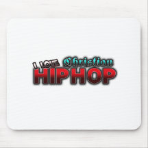 I Love Christian HIP HOP music Mouse Pad
