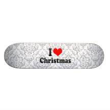 I love Christmas Custom Skate Board