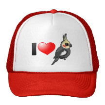 I Love Cockatiels Trucker Hat