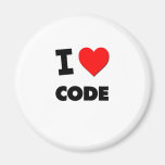 I love Code Fridge Magnet